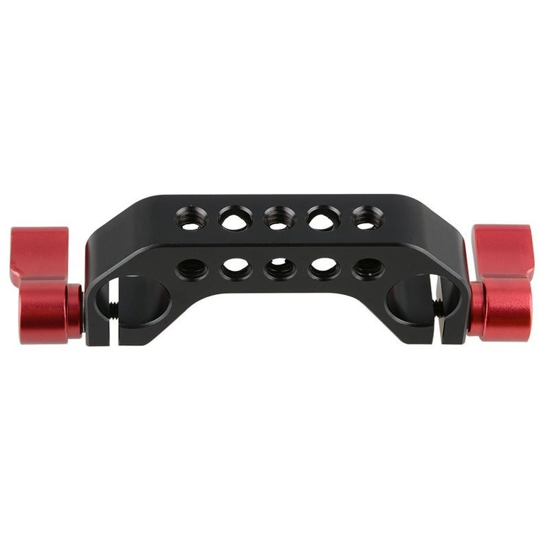 CAMVATE 15mm Rod Clamp with 1/4"-20 Thread for DLSR Camera Rig Cage Baseplate (Red)-2PCS - 1780 - Image 4